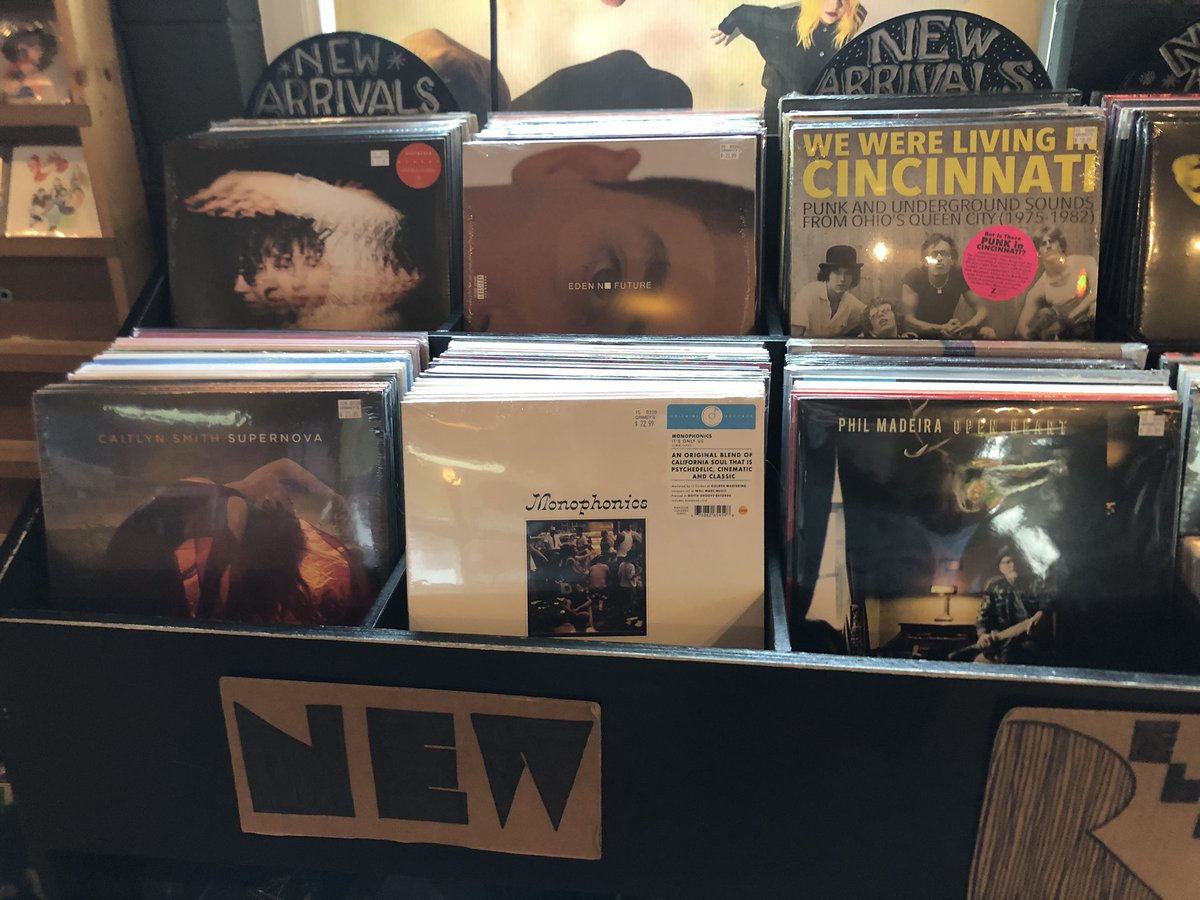 Grimeys's tweet photo. Happy record release day! Need new music to feed your turntable &amp; ease your mind? We’re here for you. Records out by @caitlynsmith @earlyjamesbham @KellenofTroy @monophonicsfunk @philmadeira @UltraistaMusic @TheDistrictsPa @GROUPLOVE @porches_hiii &amp; more: https://t.co/2kezeVEL3T https://t.co/D1c9I9Eohv