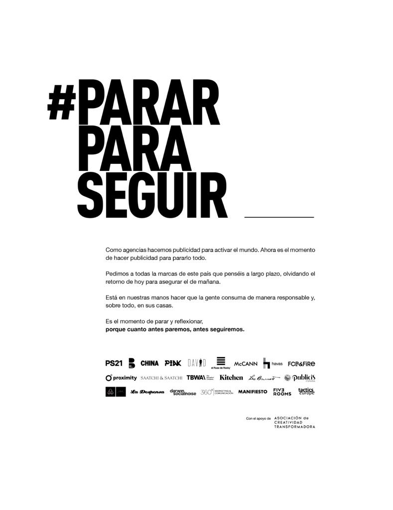 Porque cuanto antes paremos, antes seguiremos 💪 #pararparaseguir