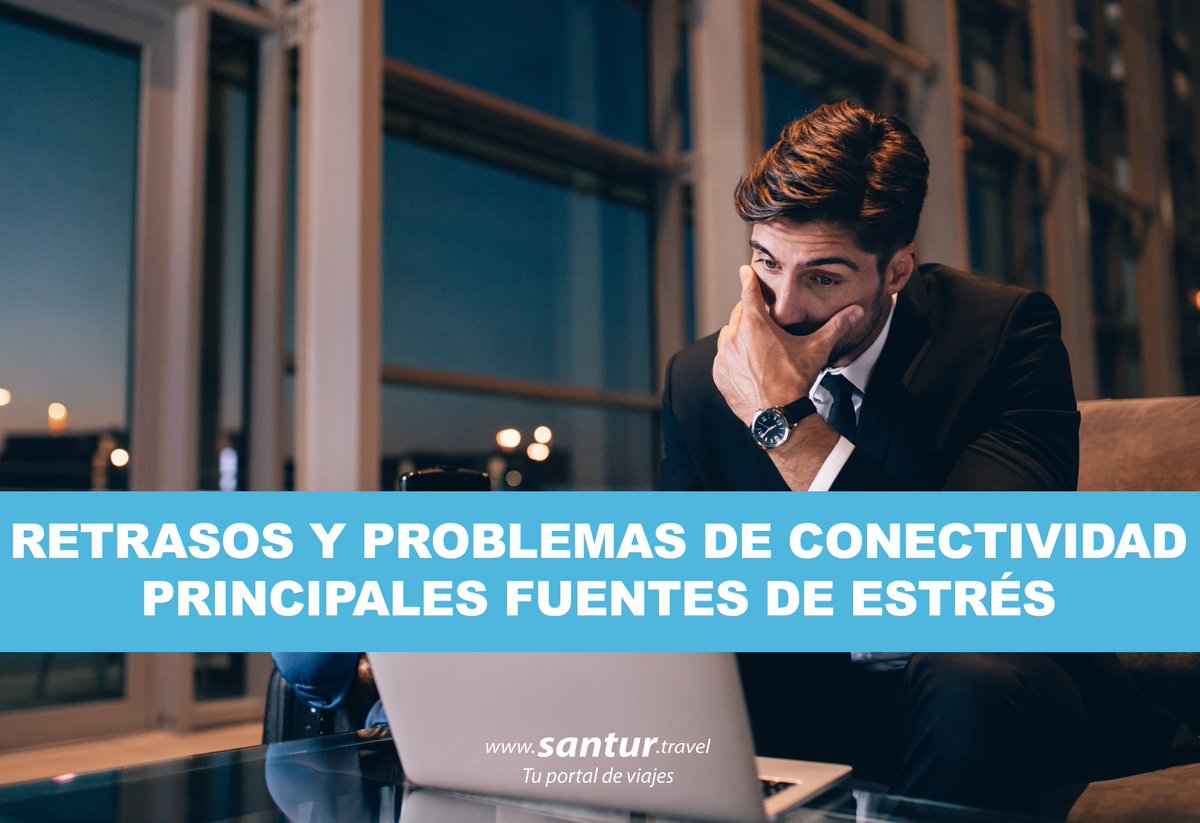 Viajes_Santur's tweet photo. 🔴 Todos los encuestados habían realizado al menos tres viajes de negocios, de los cuales, al menos uno incluía un vuelo, en los 12 meses anteriores... https://t.co/npNgdqp9bN
.
 #ViajesCorporativos #Estres #Conectividad https://t.co/xB7OVpmshe
