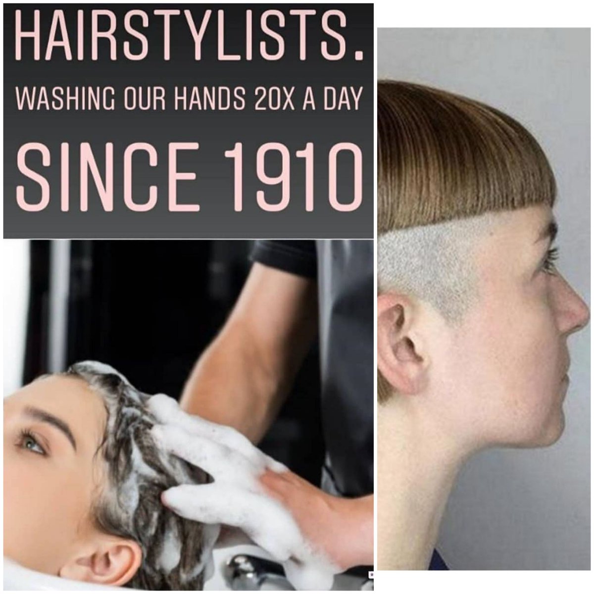 Het is niet nodig om zelf de schaar of de tondeuse te pakken. Je kunt bij ons gewoon terecht voor een toffe coupe.Wij als kapper wassen onze handen de hele dag door.Ook houden wij ons aan de hygiëne voorschriften van het RIVM.Doet u dat ook , dan bent u van harte welkom.#corona