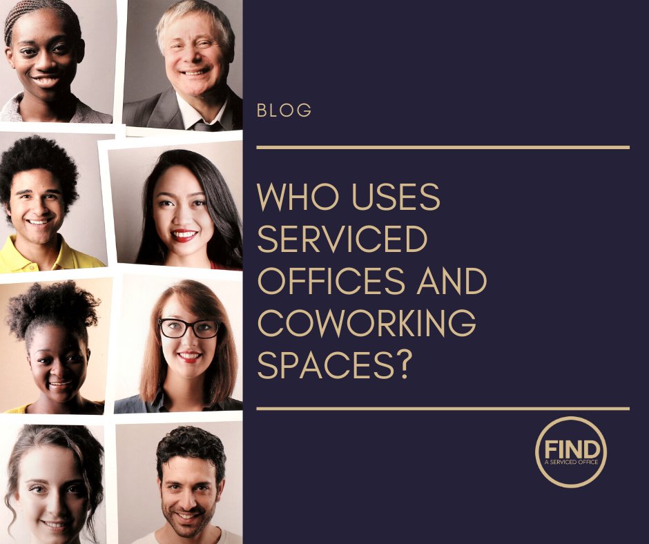 FindServiced's tweet photo. You may be surprised to find out the types of #businesses, and #people, that use #servicedoffices and #coworking spaces > https://t.co/TDiYR1FvSs https://t.co/Dukeh7ApC9