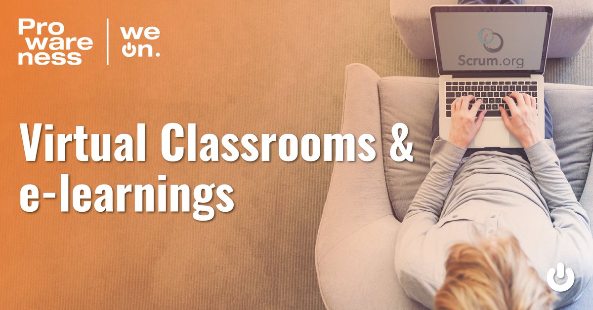 ProwarenessNL's tweet photo. NEW IN: vanaf heden biedt de Prowareness Agile Academy virtual classrooms en e-learnings aan. Dit betekent dat jij trainingen nu ook digitaal kunt volgen. Wil je meer weten over de virtuele trainingen? Kijk voor meer informatie op: https://t.co/Oidlpq4tBe #covid19 https://t.co/pLFVuxWNju