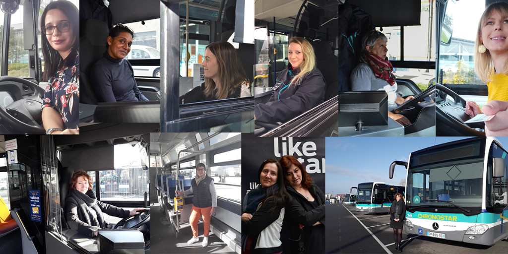STARmeparle's tweet photo. #PortraitdeFemmes
Vous avez 1 chance sur 4 d'être transporté par une femme sur le réseau STAR ! Marion, Julie, Louiza, Mireille, Josette et leurs collègues assurent en toute sécurité les trajets quotidiens des clients. #JournéeInternationaleDesDroitsDesFemmes #Transport https://t.co/jtdOgwGrui