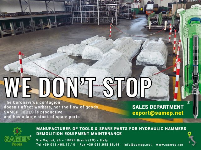 sameptools's tweet image. Chers Clients,
Comme vous savez l’Italie a été soumis a des régles restrictives afin de prevenir la contagion de Coronavirus.
Ces régles, toutefois, ne touchent pas la circulation des marchandises ni les travailleurs: nous continuons à être productive et operative.
SAMEP TOOLS