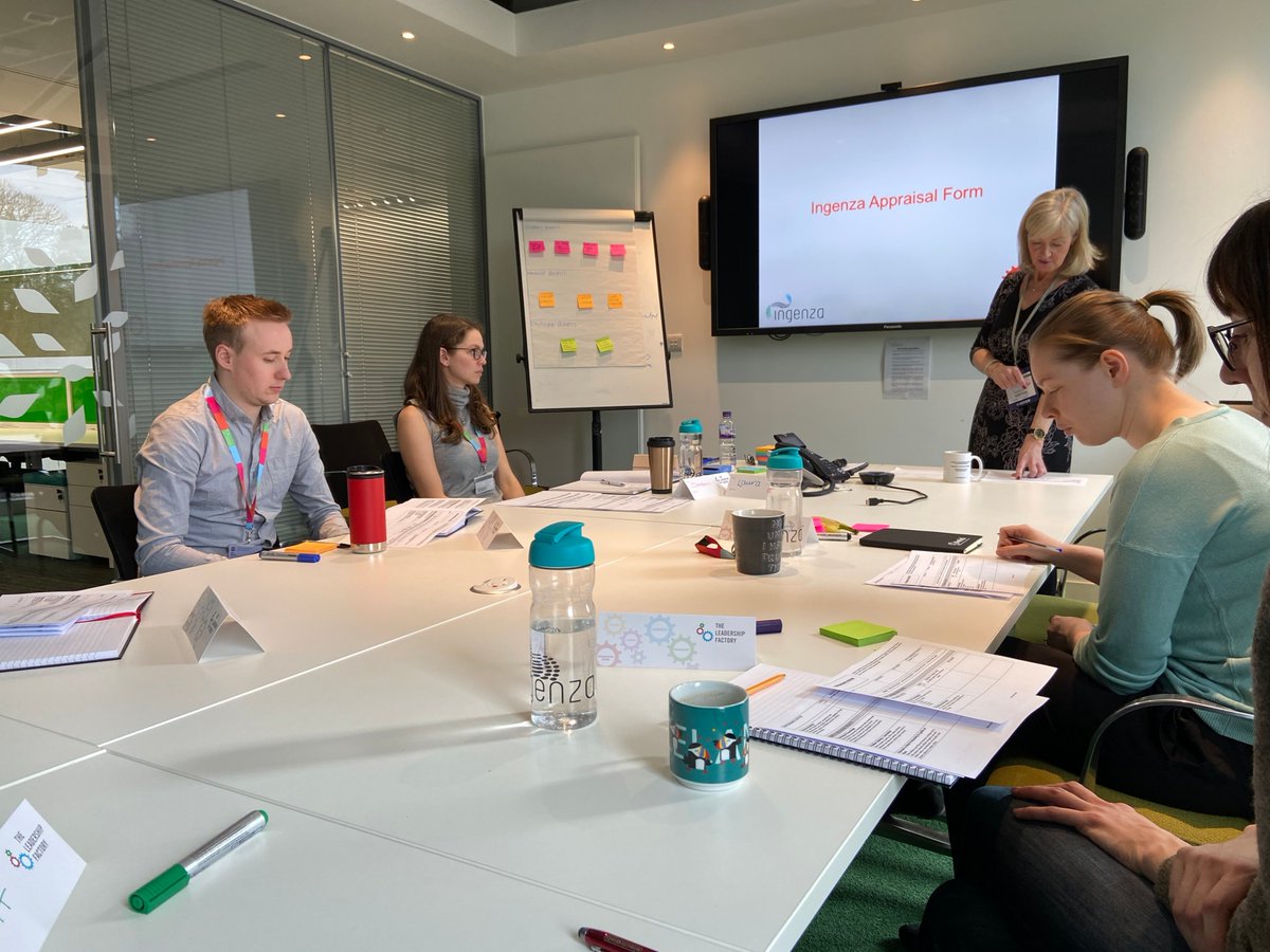 Earlier this week, we welcomed <a href="/LeaderFactory/">TheLeadershipFactory</a> for a Line Manager training session!  Everyone involved had an excellent day and are now looking forward to put what they've learned into practice to help improve employee development at Ingenza.