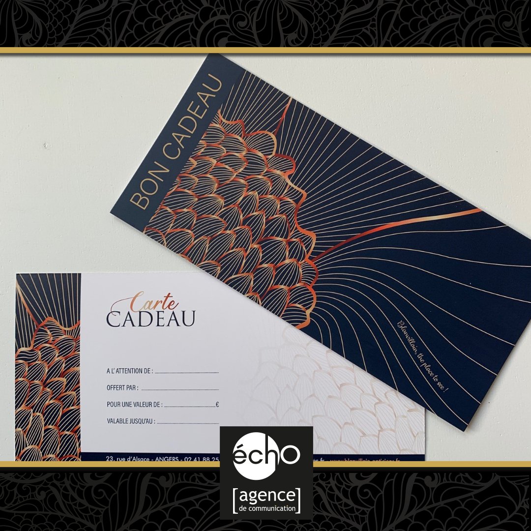 ◾ Bon cadeau ◾
Création de carte bon cadeau avec un style élégant et épuré. Un grand merci à <a href="/blanvillain/">jy</a>.optique pour leur confiance renouvelée. Une boutique indépendante, avec une histoire qui a commencé en 1965 et qui perdure de père en fils. 🤓