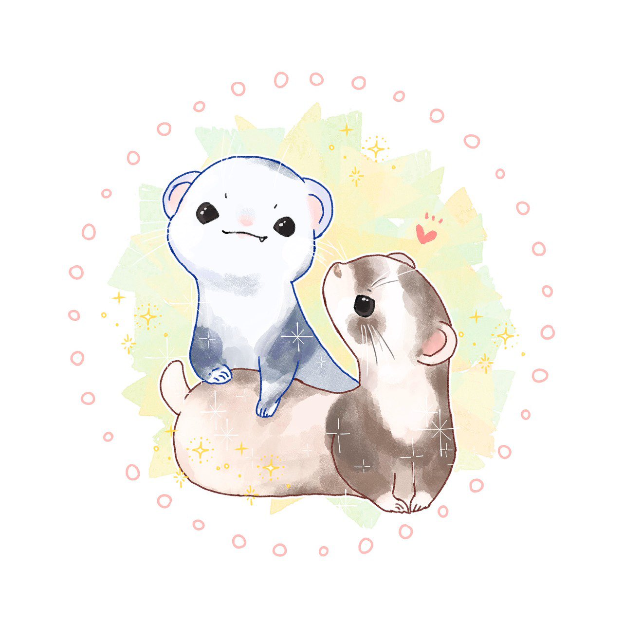 やま家 やまけ やま家イラストコレクション 制作 姉 フェレット イラスト T Co Wzwhvpr6qa Twitter