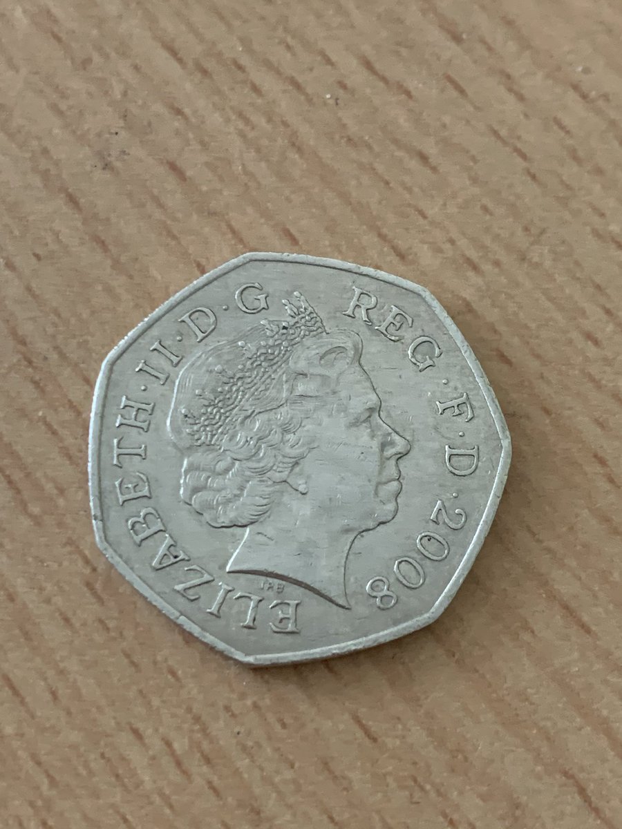collectcoinsuk's tweet photo. Just getting some car parking money ready before I go to the shops when something catches my eye... turns out I’ve had a 2008 Britannia 50p coin in my jacket pocket for days and didn’t even realise! #checkyourchange #coincollecting https://t.co/oBzrpx80wS