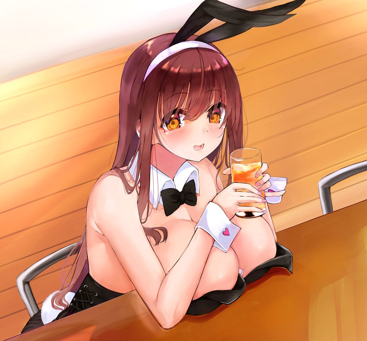 お酒を飲む純恋ちゃん🍹✨ 