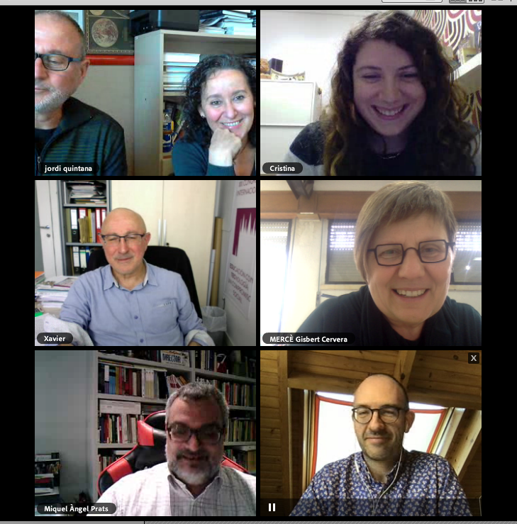 Merce_G's tweet photo. Canviant dinàmiques de treball. Les reunions #presencialsvirtuals #mateixtemps, #diferentsespais
@ProgramaMIF
#ComissioCDD #einestecnologies #culturadigital #novesestrategies @maprats @Crisketa @jquintana7 @marta_marimon @juanglezmar #xaviercarrera https://t.co/piKzRXGtR7