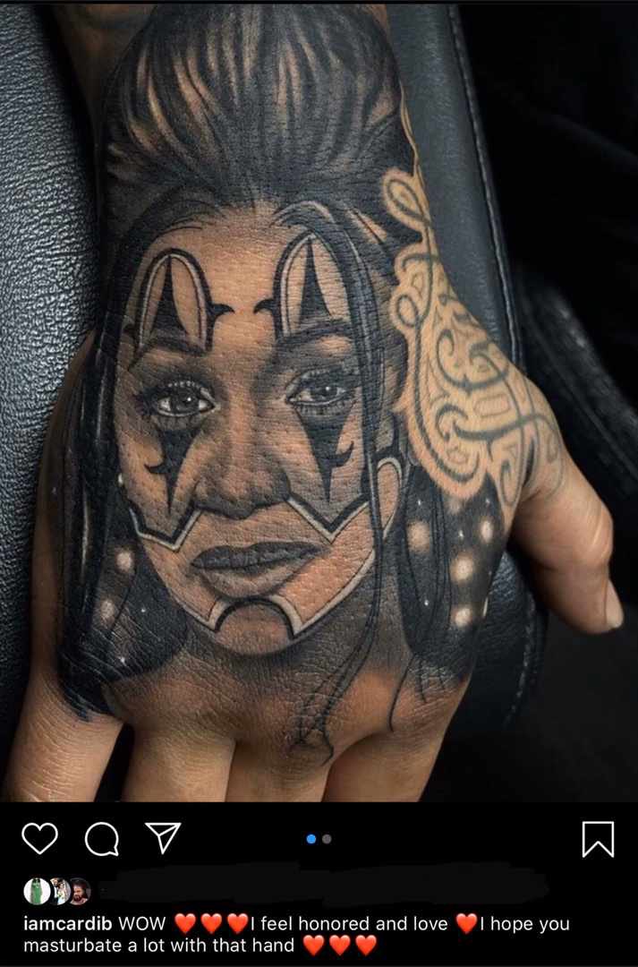 Cardi B Got Her First Face Tattoo  HipHop Lately