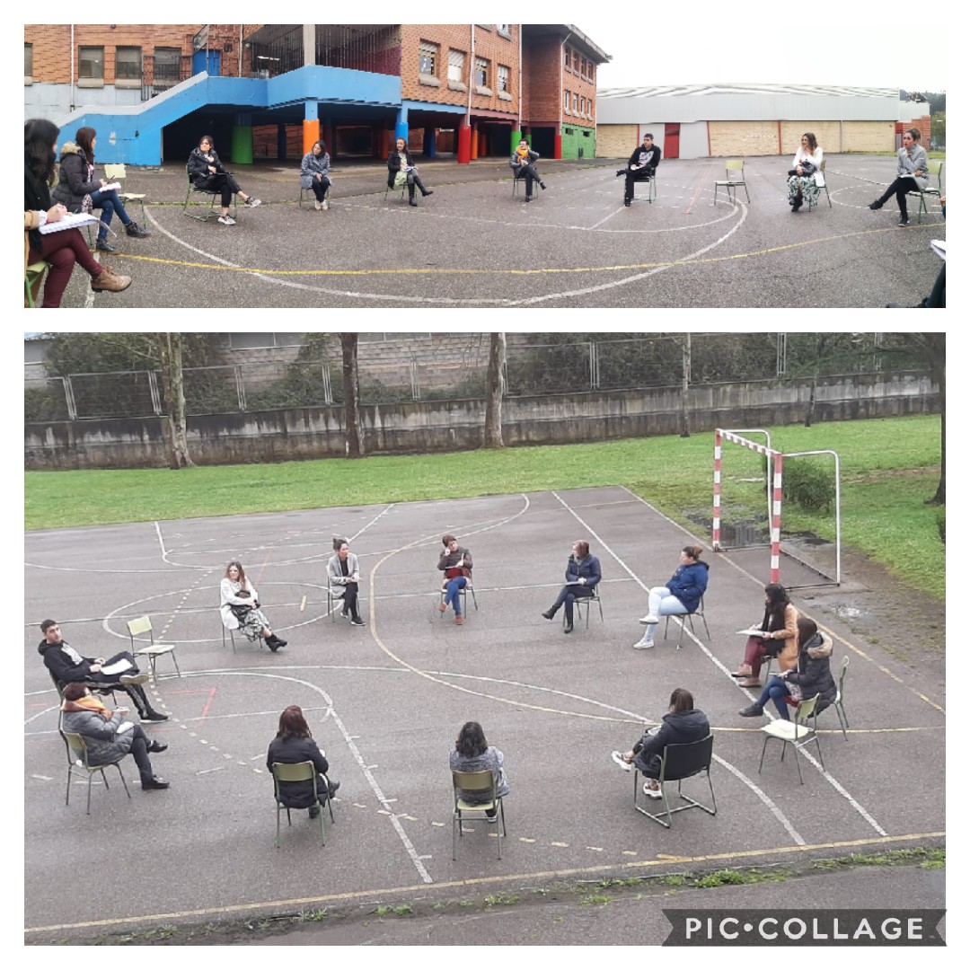 CPCancienes's tweet photo. Siguiendo las directrices de la Consejería de Educación, el claustro de profesores del C.P. Francisco Fernández González se reúne hoy para organizar el trabajo de los próximos días. https://t.co/UpwzSbdmnQ