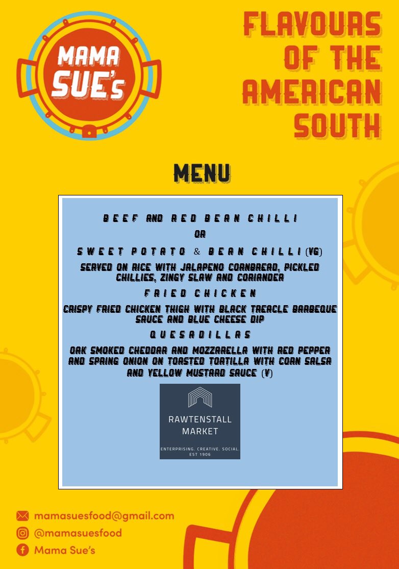 mamasue222's tweet image. Dishing up this TREAT of a menu tonight @RawtenstallMkt. Sun’s out, it’s Friday and we couldn’t be happier 😄