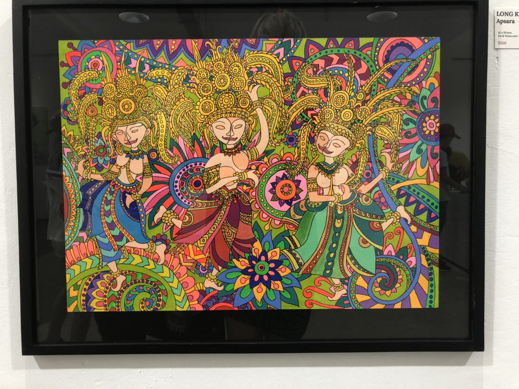 kpackteacher's tweet photo. Our Cambodian students were a wealth of information while we translated the traditional symbols found in contemporary #khmerart #streetart #HWEO #g4pyp #pyp #artsed #fieldtrip @ISPPCambodia @szyberger @carney_dana https://t.co/r1zoOK9qrf