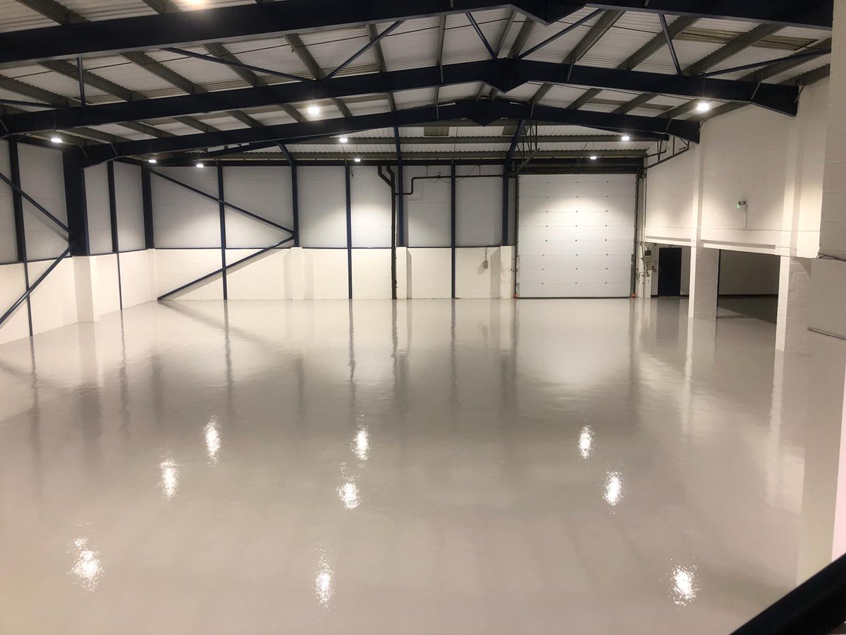 DC_Flooring_UK's tweet photo. This warehouse was diamond ground, fully repaired and finished with two coats of Flowcrete SF41 High Build Epoxy Resin.
Another great installation by our in house team and another happy customer.
Find out more on our website:
https://t.co/7D2zEOqqKq
#flowcrete #sf41 #epoxyresin https://t.co/fYBh5dnHFk