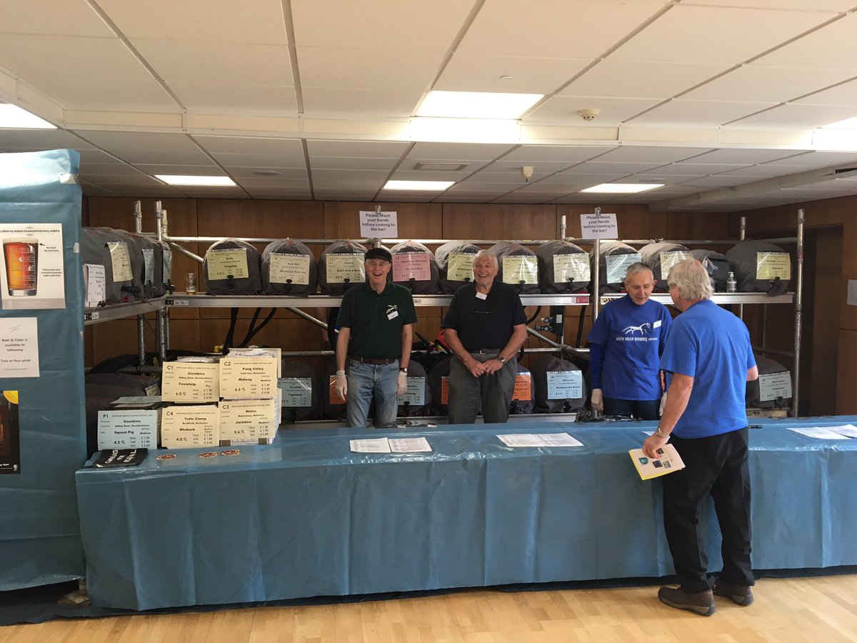 WHBeerFest's tweet photo. Beer Festival underway @BeaconWantage A great range of beers and ciders available. Looking forward to seeing a good attendance @whcamra https://t.co/z2RTGH4ec0