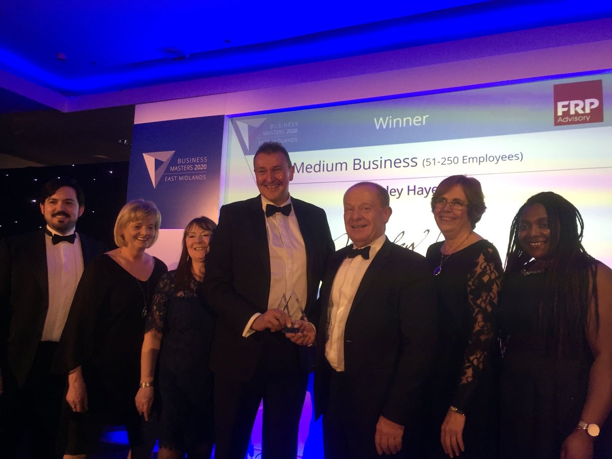 MorleyHayes's tweet photo. We’re thrilled to announce that @MorleyHayes won the award for #MediumSized #Businessoftheyear @TBDEastMidlands Business Masters #2020 @CrownePlaza in #Nottingham. Well done to everyone involved in making Morley Hayes one of the best in the business! https://t.co/YtuFe4bqzq