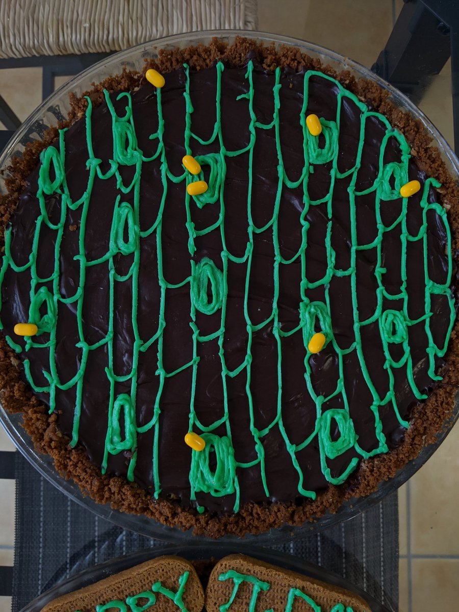 ZoeDubrow's tweet photo. Happy pi day to the @EuroXanth training school!! I was inspired by @jmjacobs2 incredible microscopy demo and made some buckeye (choc peanut butter) pies with plant cells infected with #xanthomonas. Any guesses on the plant and xantho species? #Novogenegotpi #PiDay @NovogeneLS https://t.co/xTvZ89jTVj