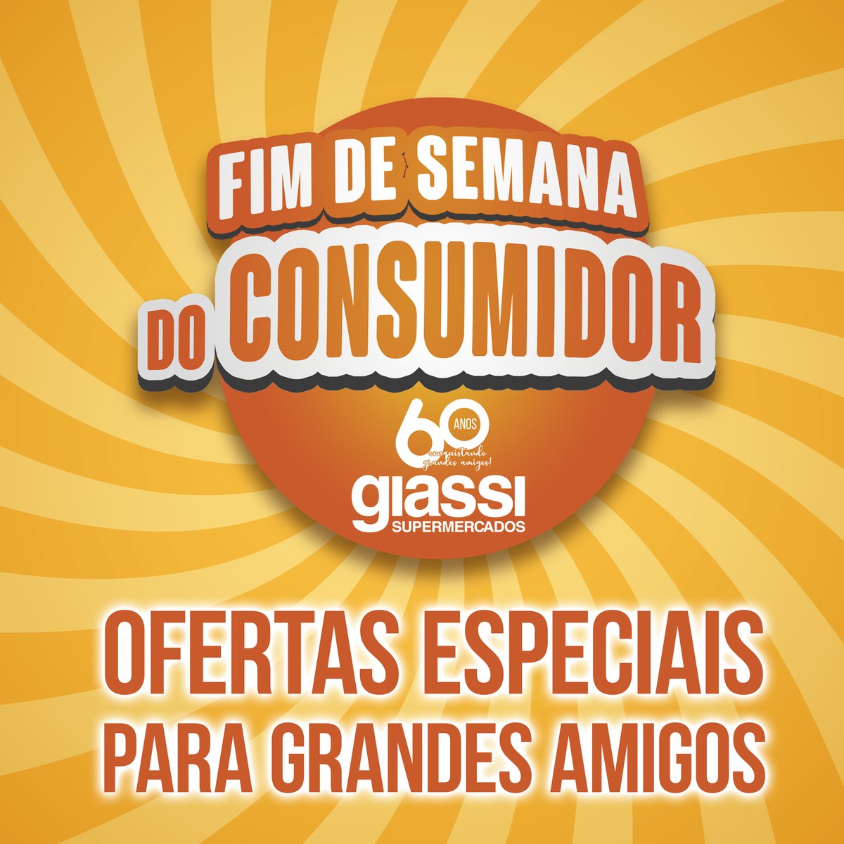 redegiassi's tweet photo. Ofertas especiais para o Fim de Semana do Consumidor Giassi. Acesse https://t.co/wXwCeiVDW1 e aproveite! 
#DiadoConsumidor #OfertasGiassi #Giassi60anos #promoção #FimdeSemanadoConsumidor https://t.co/Mbm2s1hJKt