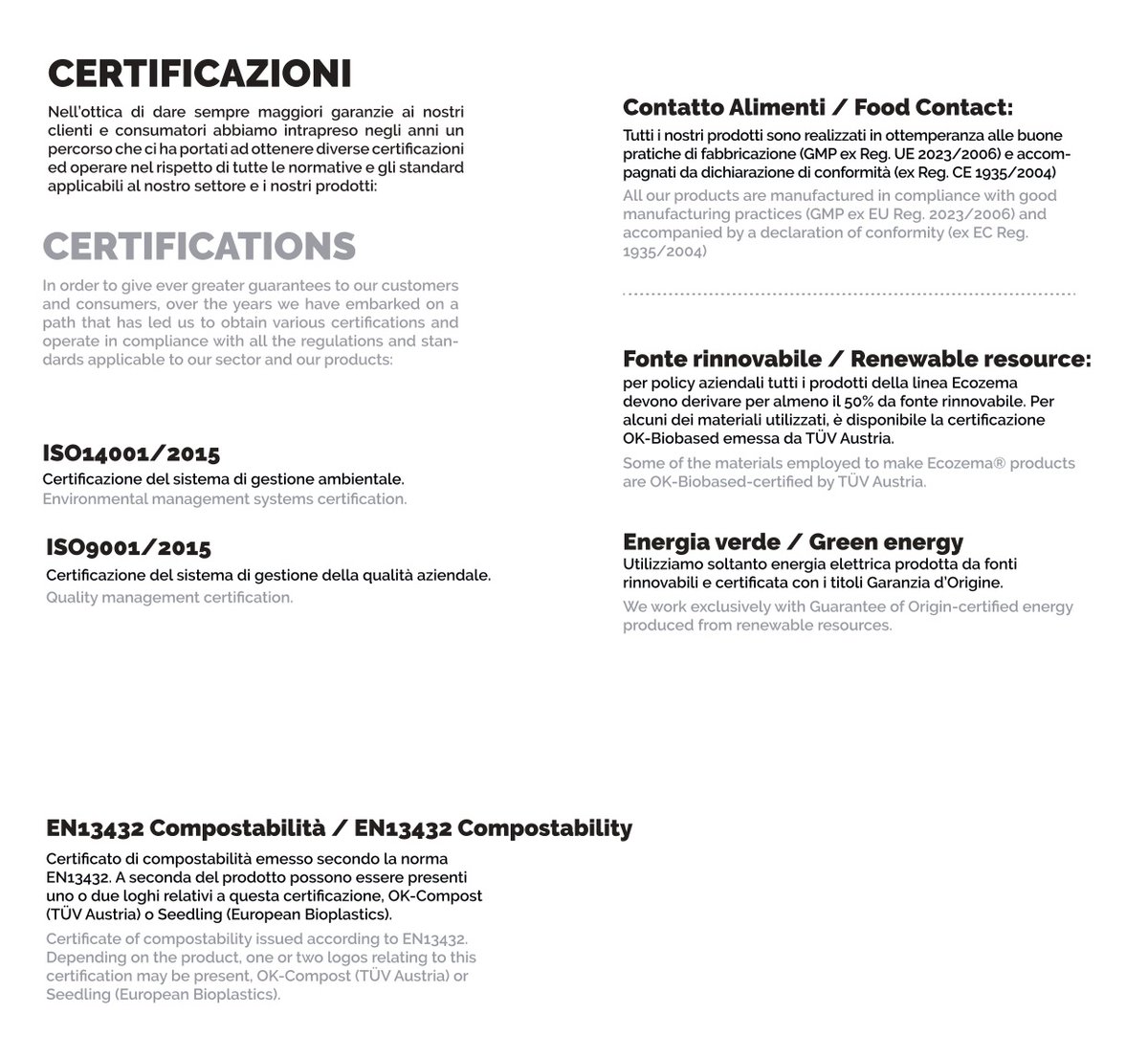 O Xrhsths Ecozema Hq Sto Twitter Per Noi Le Certificazioni Che Garantiscono La Qualita Dei Nostri Prodotti Sono Anche Sinonimo Di Tutela Della Salute Del Consumatore Ecco L Elenco Delle Certificazioni Ottenute Da