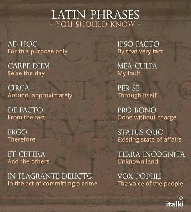 WHIDIOMAS's tweet photo. Do you know any Latin? If so, you might know more English than you think! 🇬🇧 https://t.co/KBA5J0BYfF https://t.co/MRgmGvpUNh