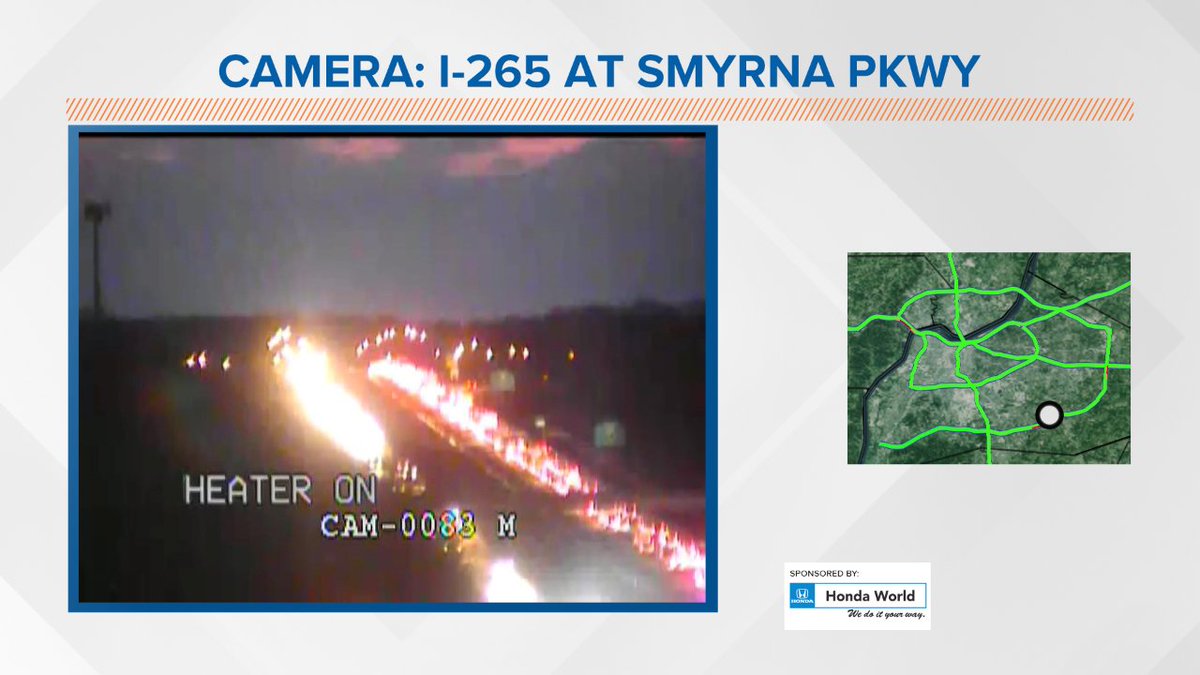 Gene Snyder northbound shut down at Beulah Church Rd due to a multivehicle accident. Delays