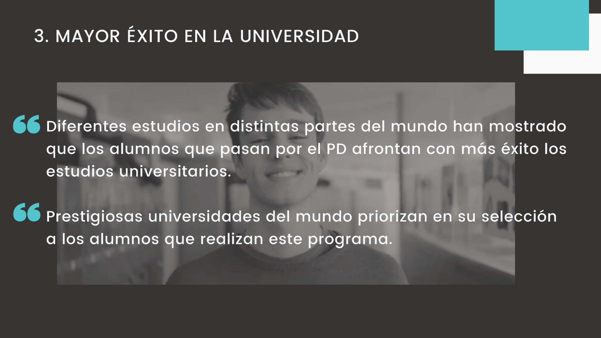 Descubriendo #BACHILLERATOINTERNACIONAL.

Qué lo hace #diferente y cuáles son sus #ventajas.

PARTE 3.

Más información 968430711 / colegiosanjorge.es #ib #educacion