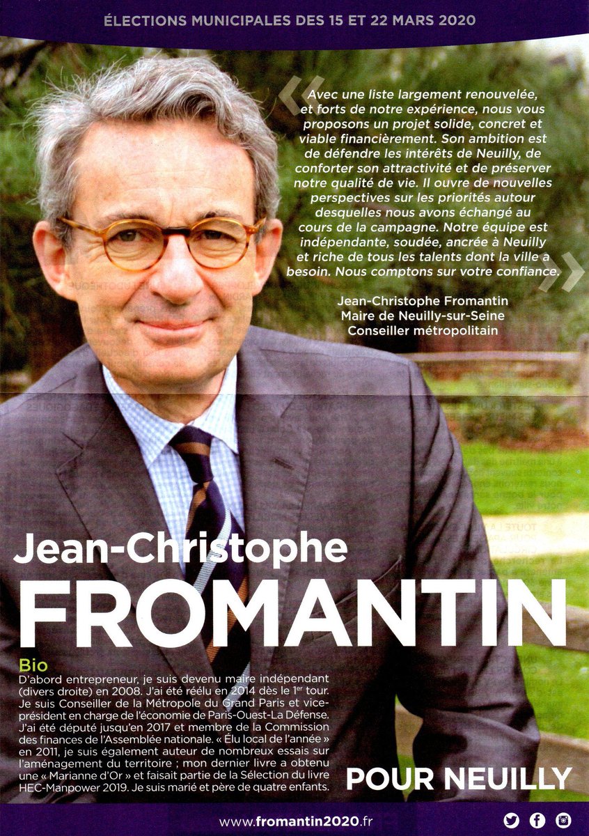 fromantin2020's tweet photo. 📣À J-2 du premier tour des élections municipales, découvrez notre profession de foi 📜

« Avec une liste largement renouvelée et forte de notre expérience, nous vous proposons un projet solide, concret et viable financièrement. » https://t.co/zKzIdXH3b8