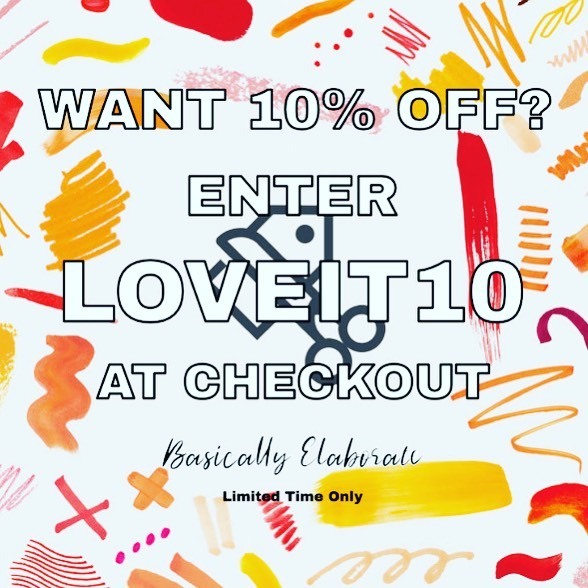 soelaborate's tweet image. Starting today, get 10% off all basicallyelaborate.com items. Enter LOVEIT10 at checkout. For a limited time only. .
.
.
.
.
.
.
.
#custom
#customizeditems 
#personalizeditems 
#gifts 
#sale 
#etsy
#etsyshop
#etsyseller
#gifts
#cricut
#cricutcreated
… ift.tt/2W942Lh