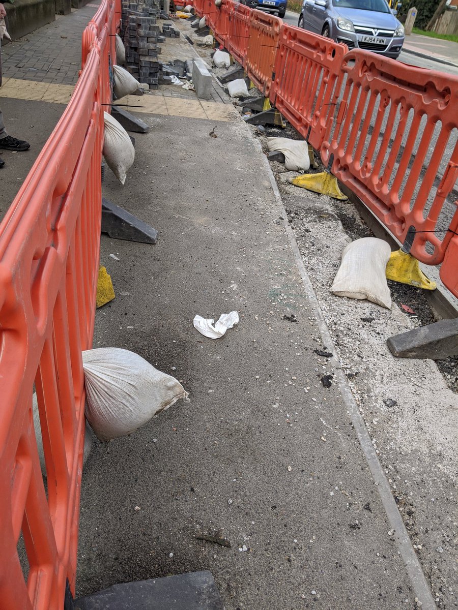 Nonam212's tweet photo. @wfcouncil @Labourstone We're STILL got temporary traffic lights and no explanation as to why the work has been done for a second time. https://t.co/A9udCiCkzK