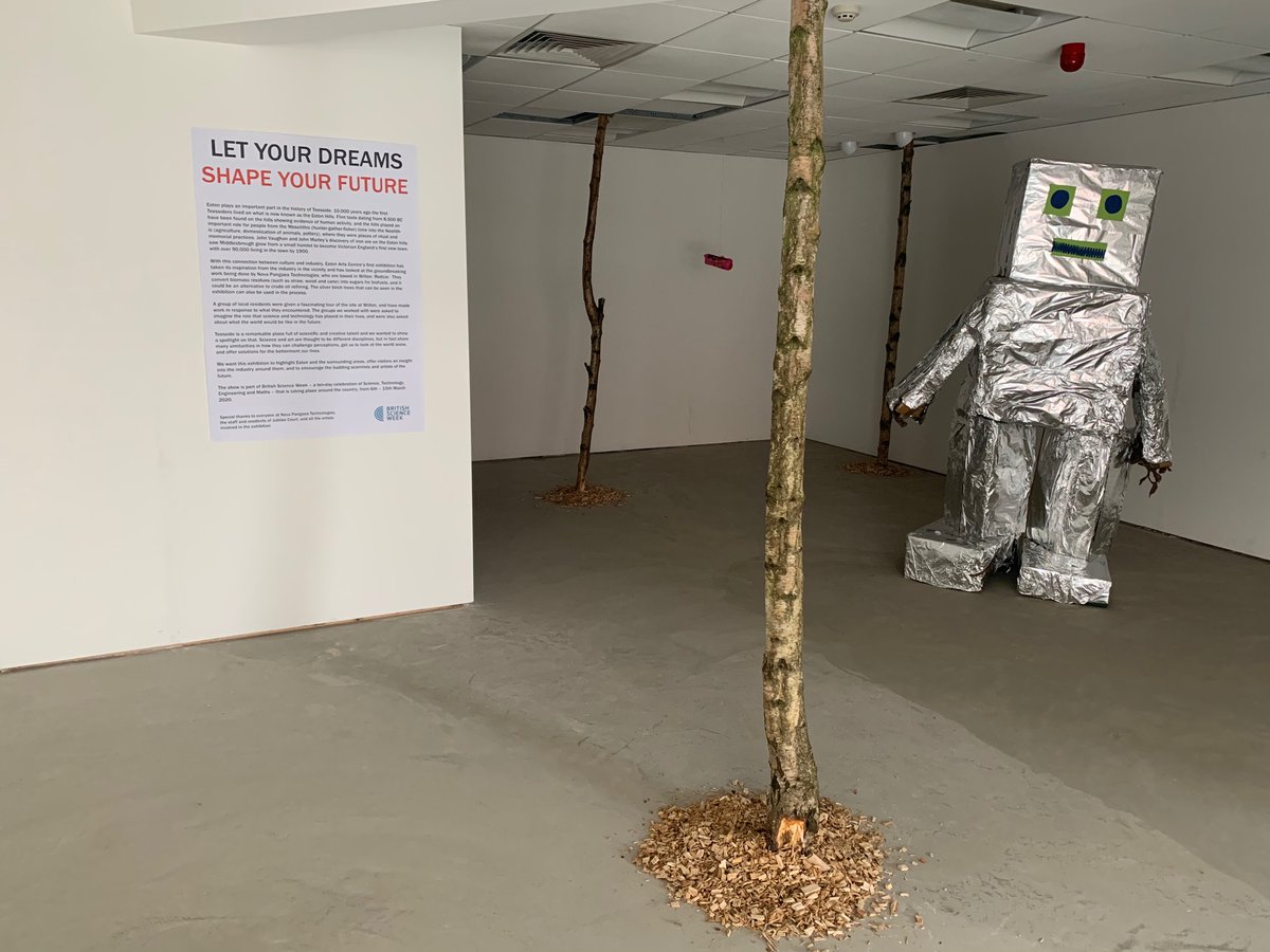 It’s day two of our exhibition showing as part of British Science Week #BSW20 this exhibition was inspired by <a href="/NovaPangaea/">Nova Pangaea</a>. It’s a show looking at science, art and technology @lovembro <a href="/PassionatePPP/">Passionate People, Passionate Places</a>