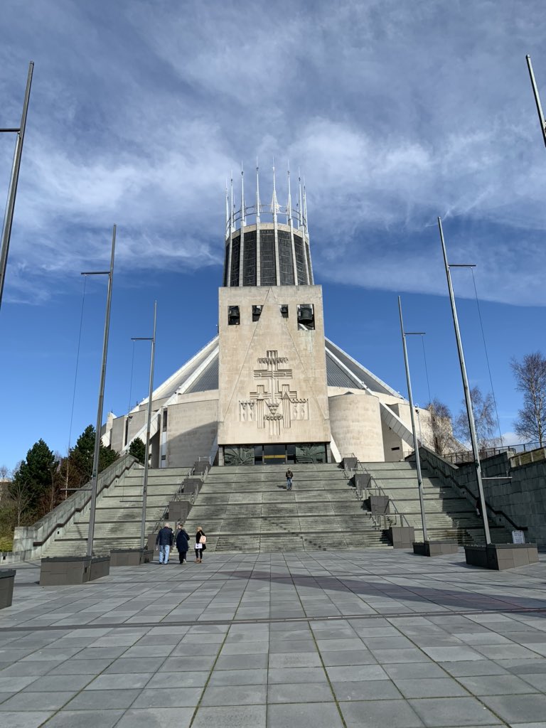 houghhough's tweet photo. Always try to visit the glorious @LiverpoolMet It’s like cluster chords of major 7ths 9ths 11ths ... always sharps, always mixtures, bright as a summer Sunday midday https://t.co/7YaRIMDZ3i