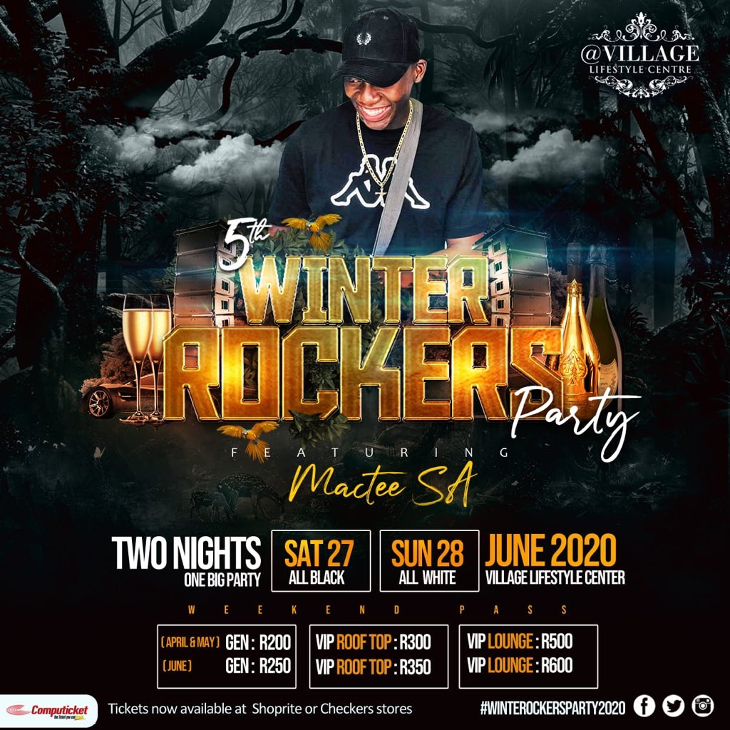 Grab Your Ticket Now @ Computicket Baby We On @villagelifestyle #WinterRockers