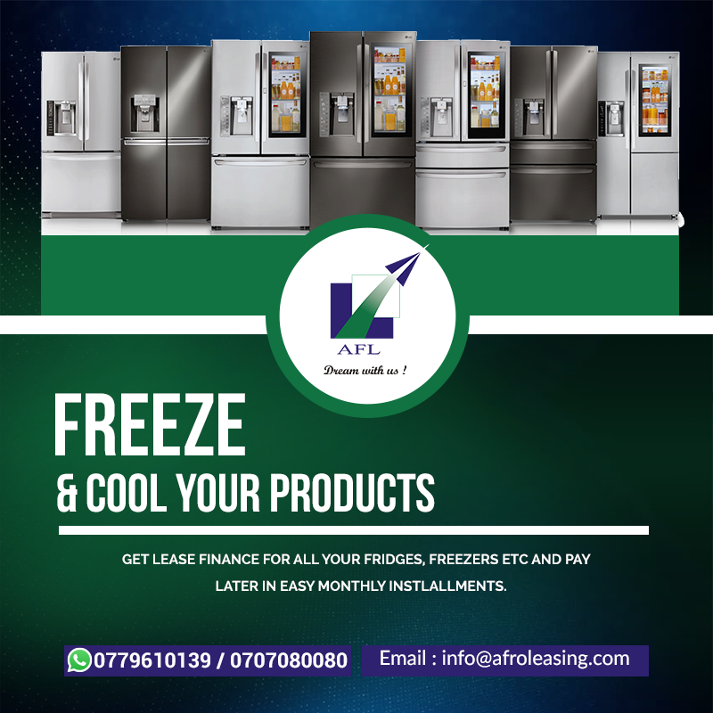 afroleasing's tweet photo. Freeze & Cool your products. Get lease financed to get your dream freezer and fridges. #Afroleasing #Leasing https://t.co/UjlyU0ukyv