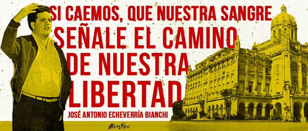 CubaMINREX's tweet photo. "Con esos esfuerzos, con esos sacrificios, con el conjunto de toda esa sangre generosa, de esa sangre rebelde, de esa sangre heroica, donde se mezcló el afán de libertad de todos los jóvenes(...) se fue haciendo la historia de la patria!" Fidel| #13deMarzo #TenemosMemoria https://t.co/IQnBNULueT