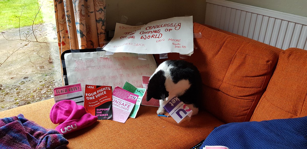 Anyone else get people telling them to 'get back to work when they were on the picket line? We were working- we ARE working for long term change in a uni sector breaking under the regime of the market. Here are some of our tools #UCUstrikesback <a href="/leedsucu/">Leeds University UCU</a> #picketlessons