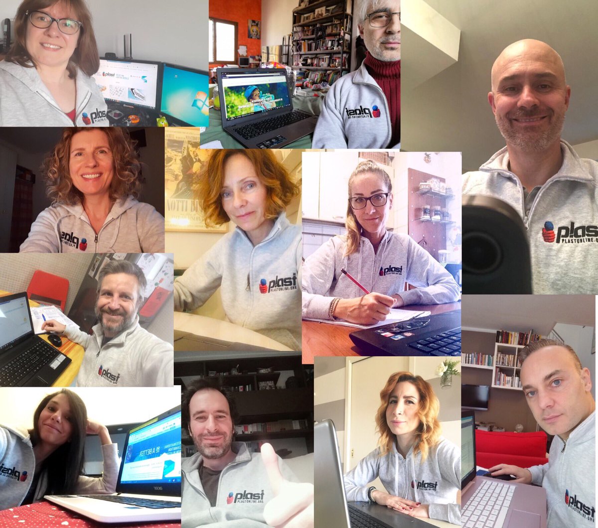 PLASTexhibition's tweet photo. Il Team di #PLAST2021 #restaacasa ma #nonsiferma!
#TheInnovationAlliance https://t.co/EohGYnjYgq