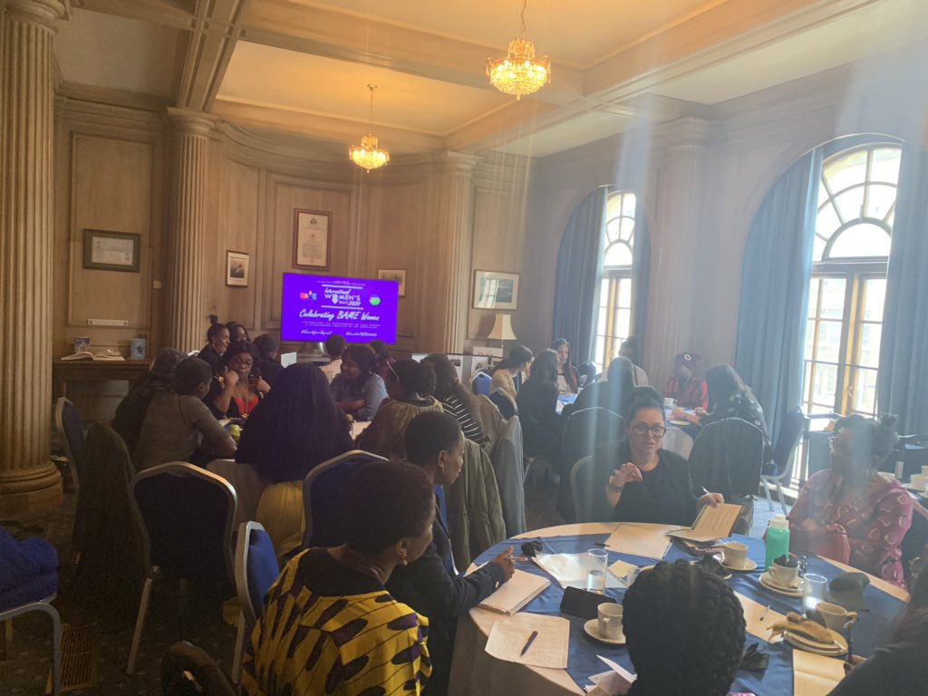 Colleagues now participating in table discussions on range of topics from, #leadership, #StaffNetworks to career progression and development. #IWD2020 #LeedsIWD2020 #EachforEqual #BAME #Women