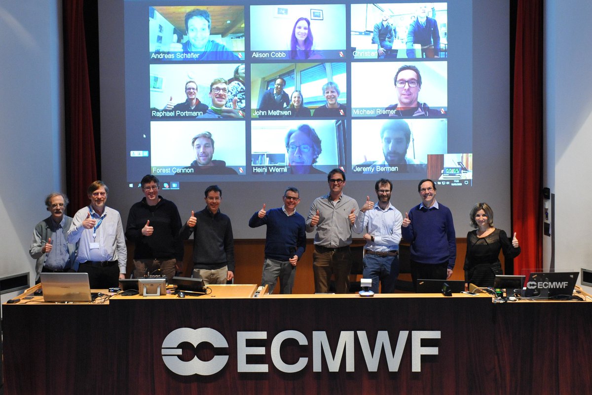 ECMWF's tweet photo. The virtual workshop on ‘Warm conveyor belts – a challenge to forecasting’ ended yesterday. A big thank you to the organisers, speakers and participants, who made it happen. #WCBWS
Presentations, recordings, posters & workshop photos are available here: https://t.co/EvT69tMynm https://t.co/k9IYCdVrAd