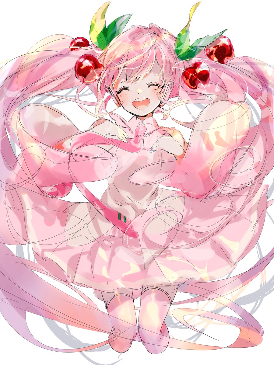 初音ミク ,桜ミク 「桜ミク 」|星のイラスト
