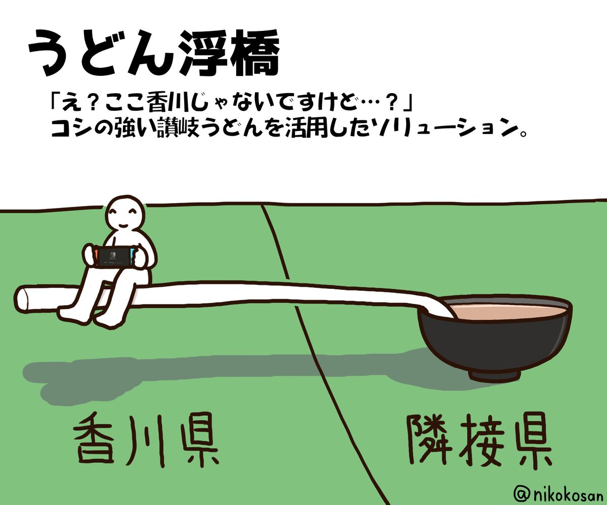 某条例への対策、2案ほど考えてみました。アイデア使用料は本場の讃岐うどんでお願いします 