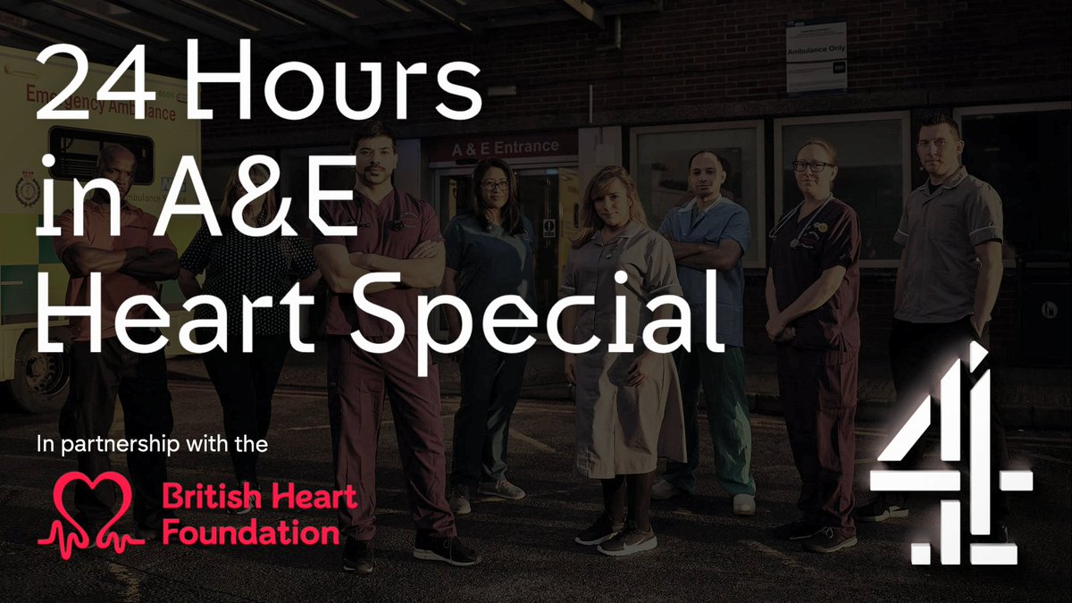 Don’t miss 24 Hours in A&amp;E: Heart Special on Friday 20th March, from <a href="/Channel4/">Channel 4</a> in partnership with the BHF. 
Retweet or ❤️ this tweet and we’ll send you a reminder to tune in on the day! #24HrsAE