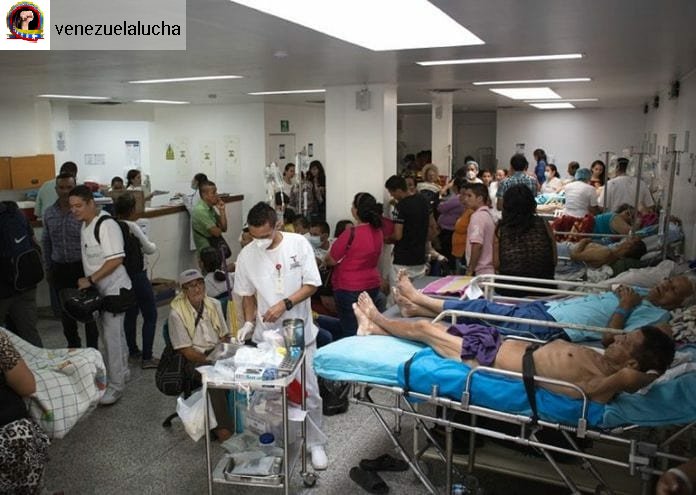 paolucci40's tweet photo. ¡Ni agua para lavarse las manos hay! • En estás condiciones Maduro pretende que los hospitales de Venezuela atiendan posibles casos de coronavirus. ¡Absurdo! https://t.co/yQV4JyZ0b7