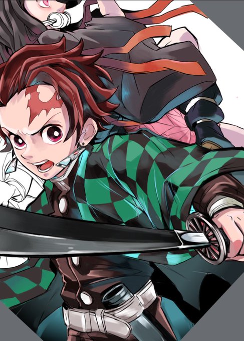 吉村(yoshimura)さんがTwitterに投稿した竈門炭治郎(鬼滅の刃)のイラスト。