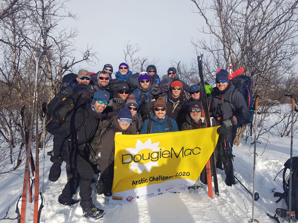 Super proud of these guys. The <a href="/KMFmetal/">KMF Group Ltd</a> team leading a group through such a tough challenge to raise money for <a href="/DougieMacStoke/">Dougie Mac</a>! Good luck guys, bring our @EmmaClowes1 back safe and sound 🌻

offtothearctic.co.uk