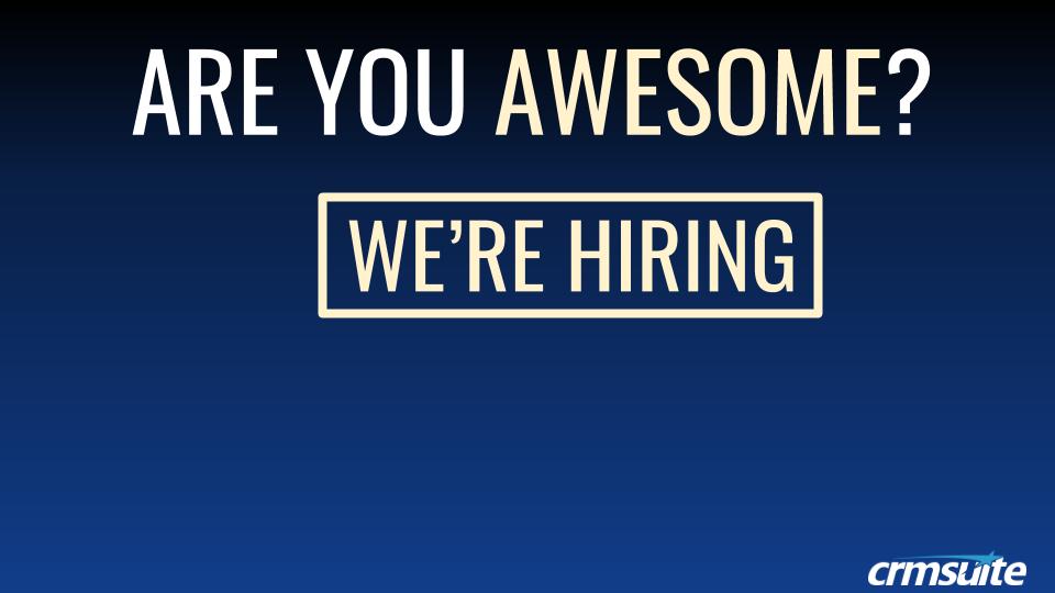 CRMSuite's tweet photo. We’re hiring automotive CRM sales professionals!

CRMSuite is the newest and most advanced CRM platform in the auto industry. 

An aggressive uncapped pay plan
Travel required
Experience in selling automotive CRM preferred
Multiple territories available 

DM us if you're awesome https://t.co/8vowZq9yci
