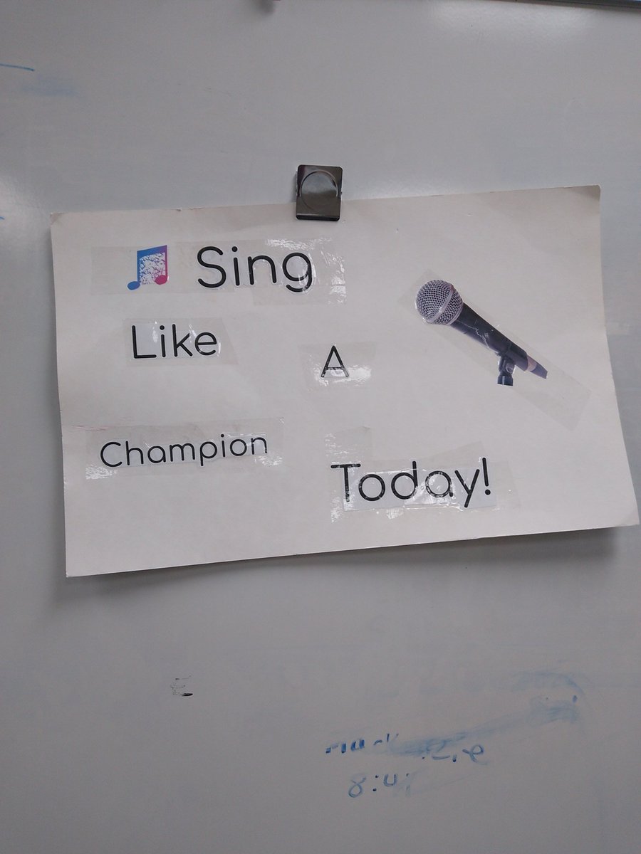 LMSCHOIRMADISON's tweet photo. Walked into class and this is what I saw... I love these kids! https://t.co/7xqTS2jfzw