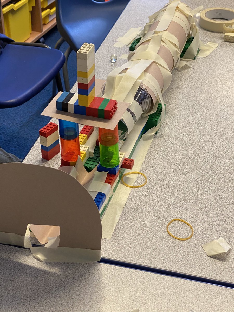 The Marble Run Tunnelhas been designed by a group of year 5 children as a STEM activity as part of Science week.