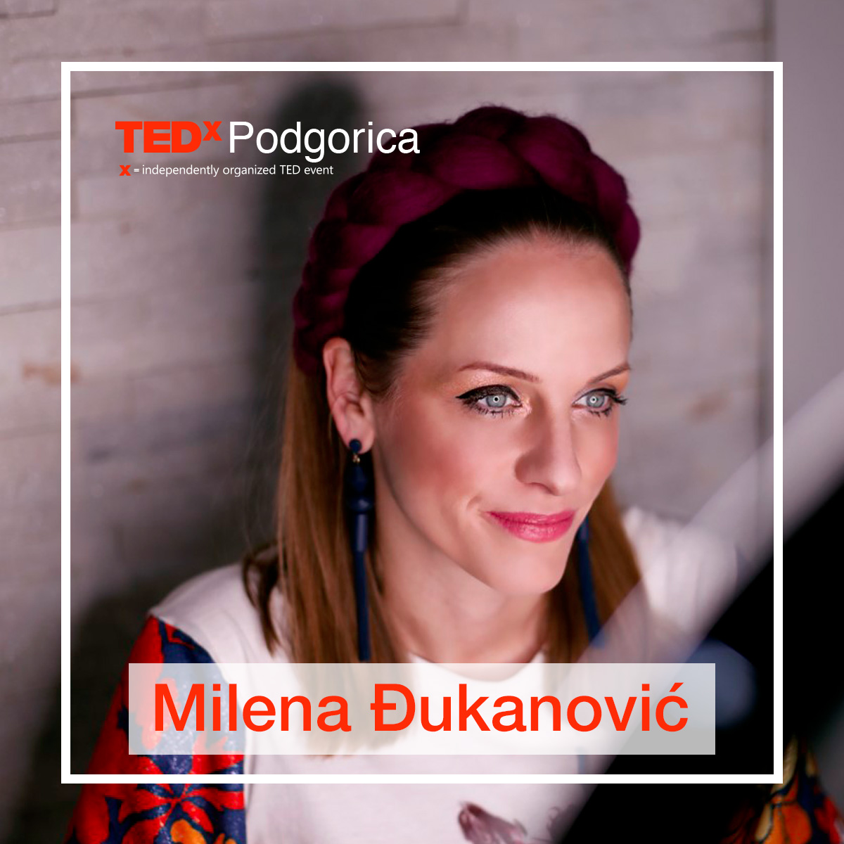 TPodgorica's tweet photo. 😍 Četvrta najavljena govornica #tedxpodgorica2020 je Milena Đukanović! https://t.co/BuJM7SoEua