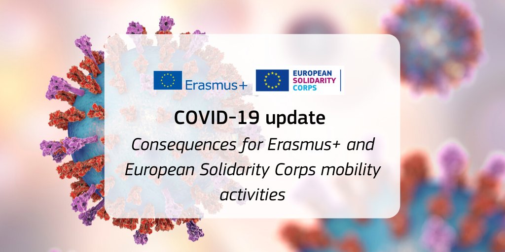 European Youth ❤️🇪🇺 (@europeanyoutheu) on Twitter photo ⚡⚡Important announcement
The <a href="/EU_Commission/">European Commission</a> fully respects all of the containment measures currently being taken at national level. Those measures may have consequences on the participation of young people #ErasmusPLus & #EUSolidarityCorps. Read more ➡️ europa.eu/youth/solidari… ⚡⚡Important announcement
The <a href="/EU_Commission/">European Commission</a> fully respects all of the containment measures currently being taken at national level. Those measures may have consequences on the participation of young people #ErasmusPLus & #EUSolidarityCorps. Read more ➡️ europa.eu/youth/solidari…